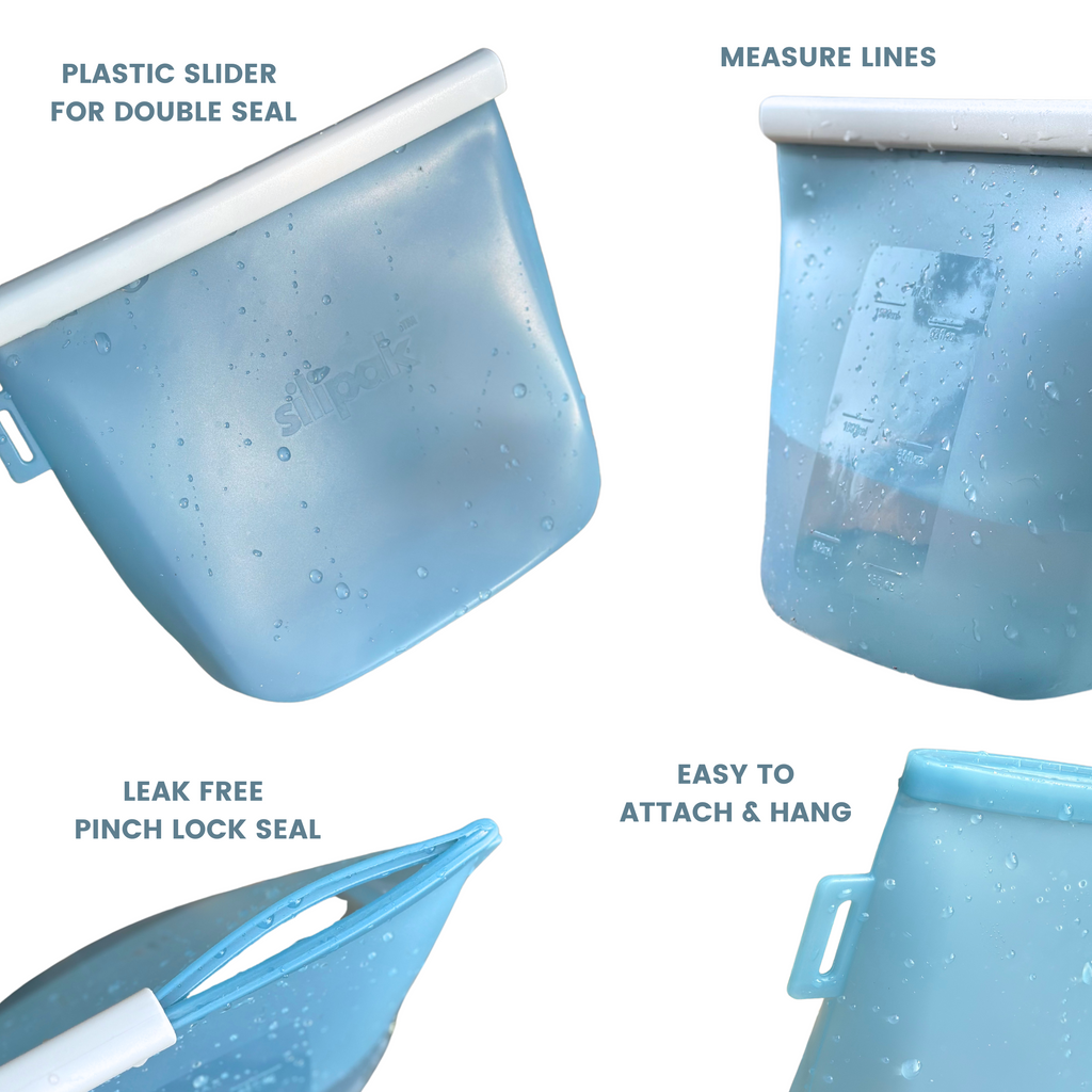 Silipak Silicone Food Storage Bags (3-Pack)